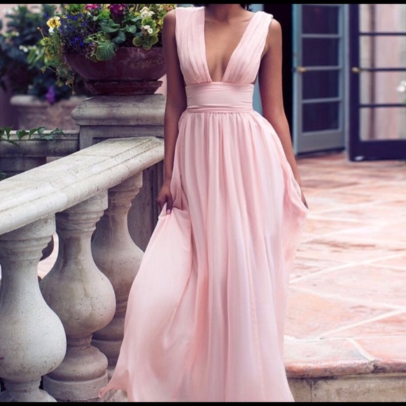 House of CB Dresses & Skirts - House of CB London Blush Pink Nusa Maxi Dress